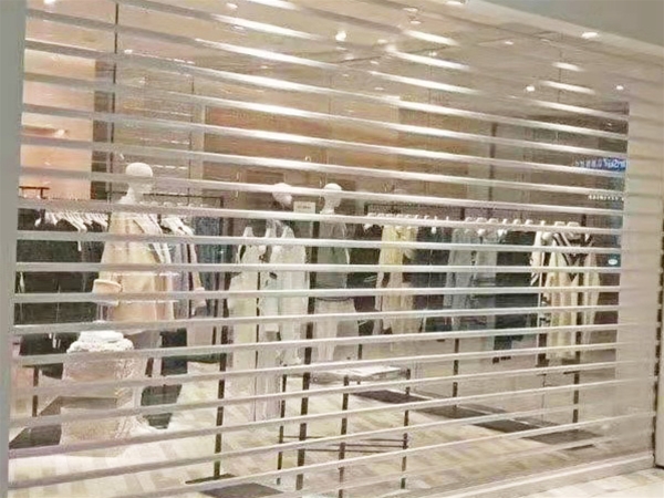 水晶折叠卷帘门