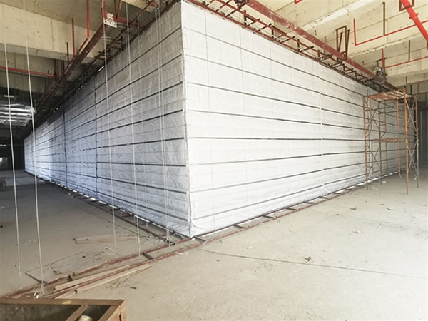 防火卷帘门安装现场